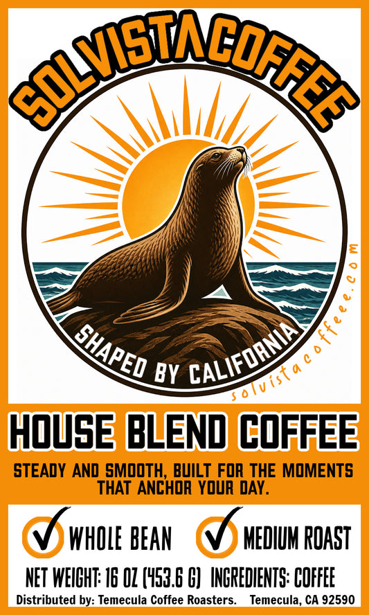 SOLVISTA Breaskwater Coffee; House Blend; 1 LB; FREE SHIPPING