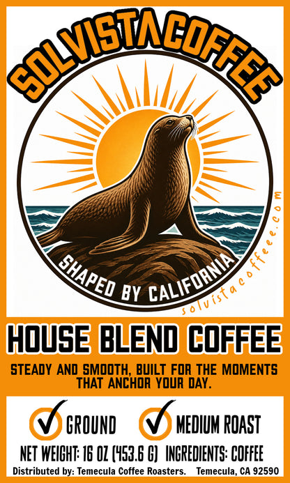 SOLVISTA Breaskwater Coffee; House Blend; 1 LB; FREE SHIPPING