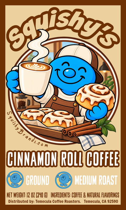 Squishy's Cinnamon Roll Coffee; 12oz. [FREE SHIPPING]