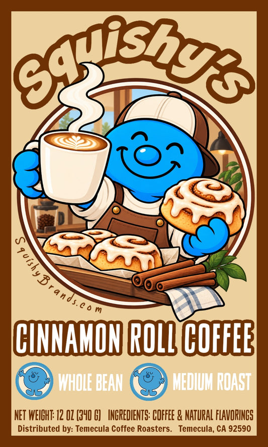Squishy's Cinnamon Roll Coffee; 12oz. [FREE SHIPPING]