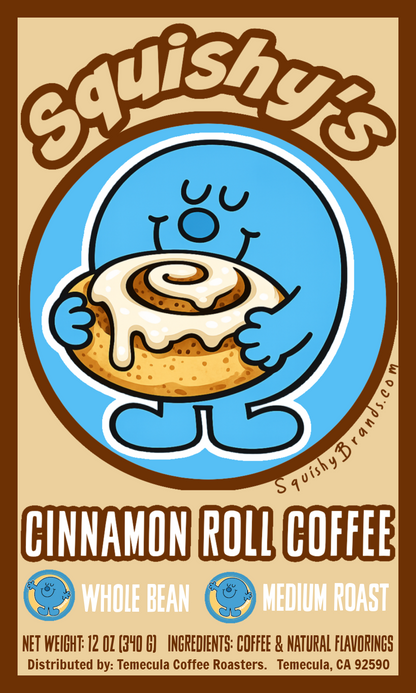 Squishy's Cinnamon Roll Coffee; 12oz. [FREE SHIPPING]