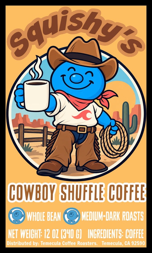 Squishy Cowboy Coffee; 12oz [FREE SHIPPING]