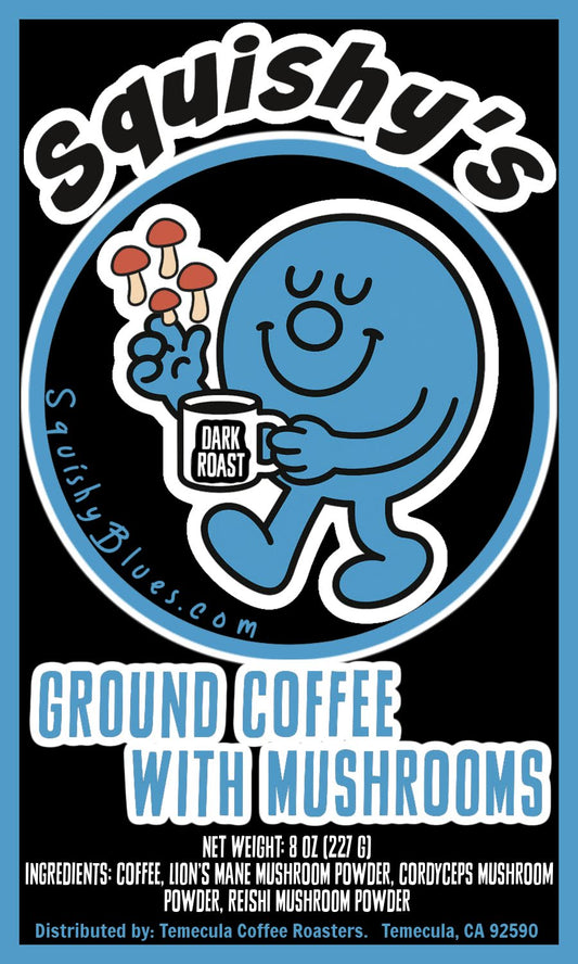 Squishy's Mushroom Coffee (8oz); [FREE SHIPPING]