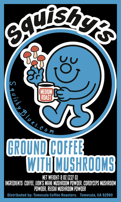 Squishy's Mushroom Coffee (8oz); [FREE SHIPPING]