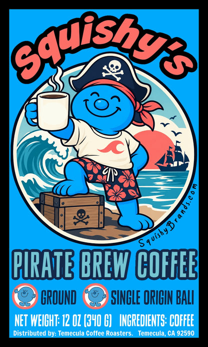 Squishy Pirate Brew (Bali Blue); 12oz. [FREE SHIPPING]
