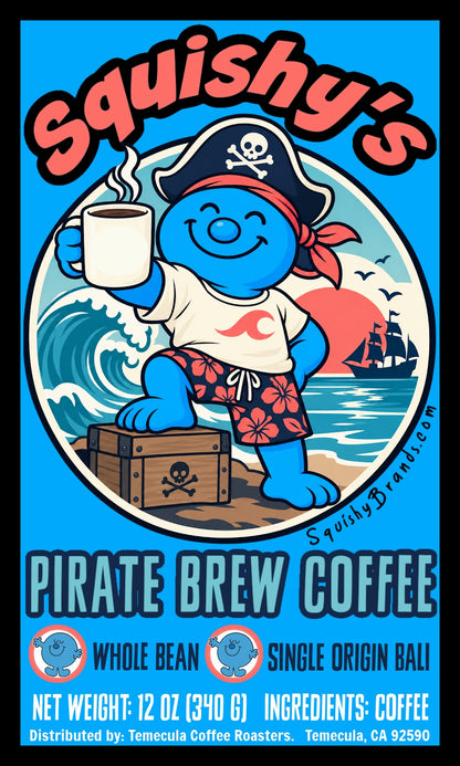 Squishy Pirate Brew (Bali Blue); 12oz. [FREE SHIPPING]