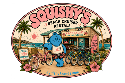 Squishy's Beach Cruisers Unisex t-shirt