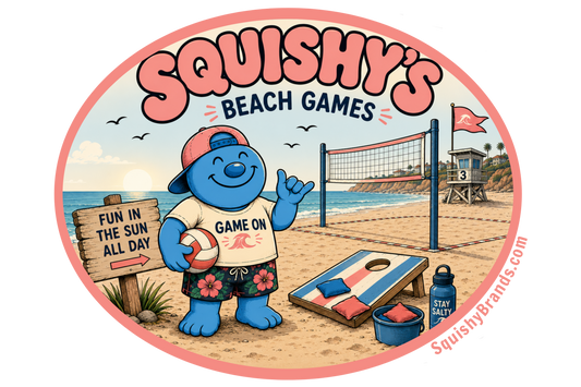 Squishy's Beach Games Unisex t-shirt