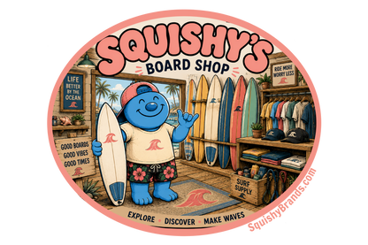 Squishy's Board Shop Unisex t-shirt