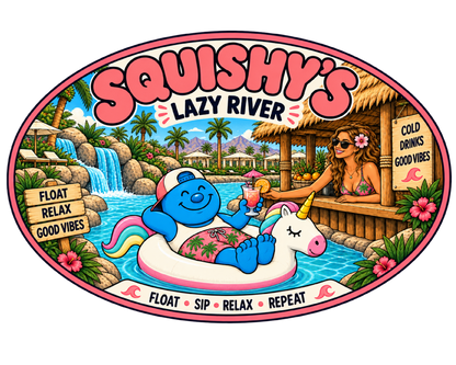 Squishy's Lazy River Unisex t-shirt