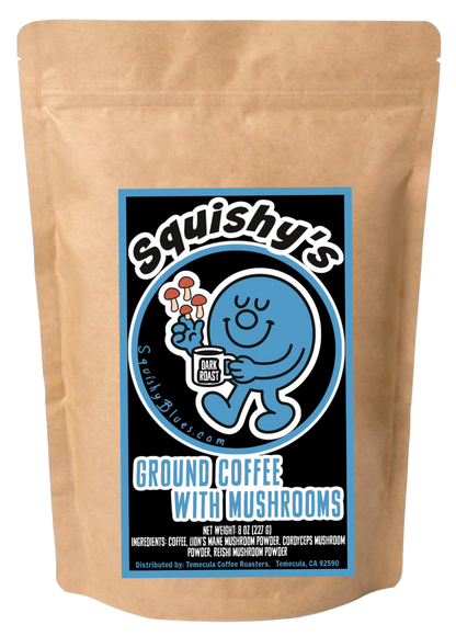 Squishy's Mushroom Coffee (8oz); [FREE SHIPPING]