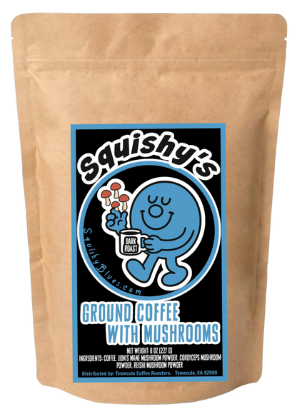 Squishy's Mushroom Coffee (8oz); [FREE SHIPPING]