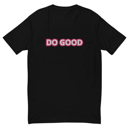 "DO GOOD" Embroidered T-shirt (Athletic Fit)