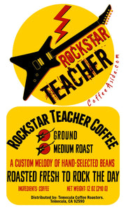 Rockstar Teacher Coffee (Blend); 12oz. [FREE SHIPPING]