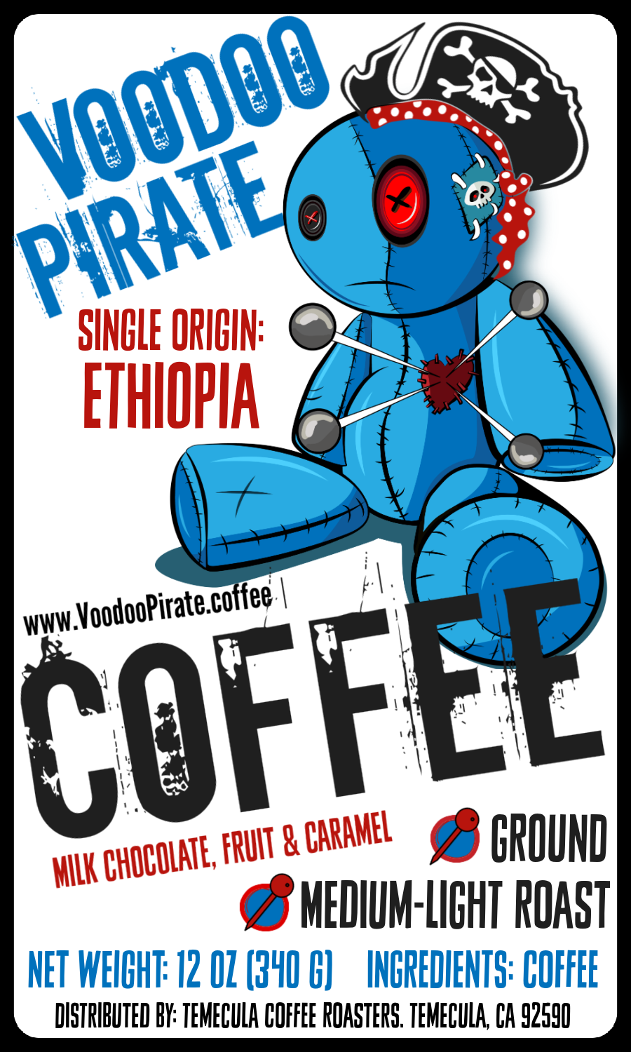 Voodoo Pirate (Ethiopia); 12oz. [FREE SHIPPING]