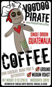 Voodoo Pirate Coffee (Guatemala); 12oz [FREE SHIPPING]