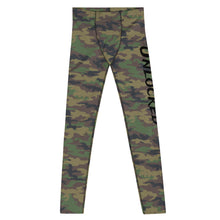 Load image into Gallery viewer, Unlocked Active Men&#39;s Compression Pants (Green Camo)
