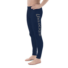 Load image into Gallery viewer, Unlocked Active Men&#39;s Compression Pants (Navy Blue)
