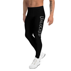 Unlocked Active Men's Compression Pants (Solid Black)