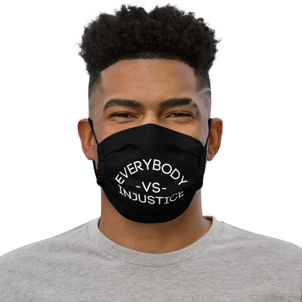 "Everybody VS Injustice" Premium Face Mask