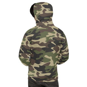 "Unlocked Green Camo" Hoodie (Athletic Fit/Rad Soft Feel)