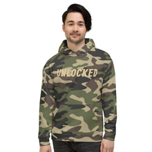 Load image into Gallery viewer, &quot;Unlocked Green Camo&quot; Hoodie (Athletic Fit/Rad Soft Feel)
