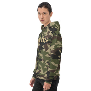 "Unlocked Green Camo" Hoodie (Athletic Fit/Rad Soft Feel)