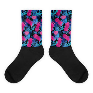 Traveller's Tale Socks (Pink & Blue Floral)