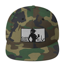 Load image into Gallery viewer, &quot;Cart Girl Golf&quot; Snapback Camo Hat
