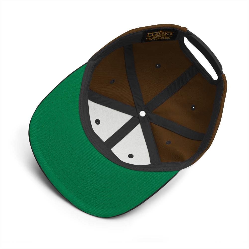 Unlocked Snapback Hat (Green Camo)