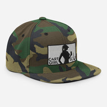 Load image into Gallery viewer, &quot;Cart Girl Golf&quot; Snapback Camo Hat
