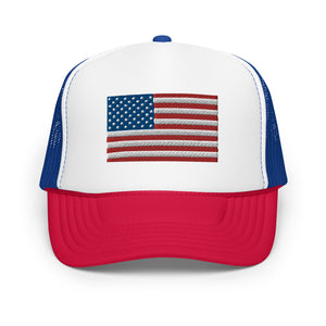 "American Flag" Foam trucker hat