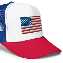 Load image into Gallery viewer, &quot;American Flag&quot; Foam trucker hat
