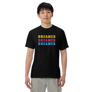 "DREAMER DREAMER DREAMER" Embroidered Heavyweight T-shirt