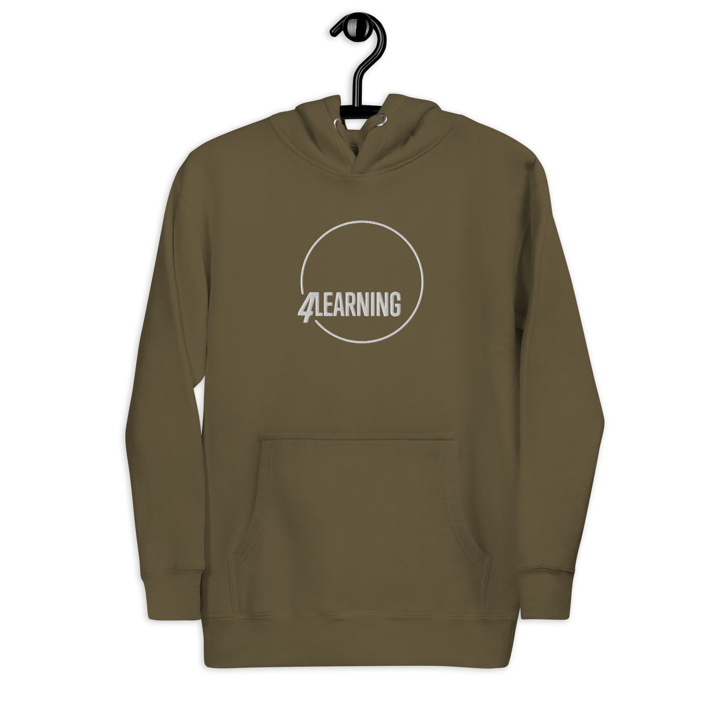 "4Learning" Embroidered Unisex Hoodie (Regular Fit)