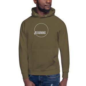 "4Learning" Embroidered Unisex Hoodie (Regular Fit)