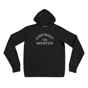 "Everyone VS Injustice" Embroidered Unisex Hoodie (Athletic Fit/Super Soft)
