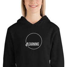 Load image into Gallery viewer, &quot;4Learning&quot; Embroidered Unisex hoodie (Athletic Fit/Super Soft)
