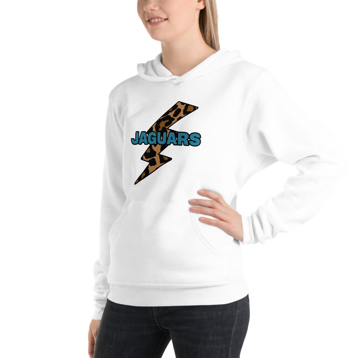 Jaguars Lightning Bolt Unisex hoodie (Athletic Fit/Super Soft)