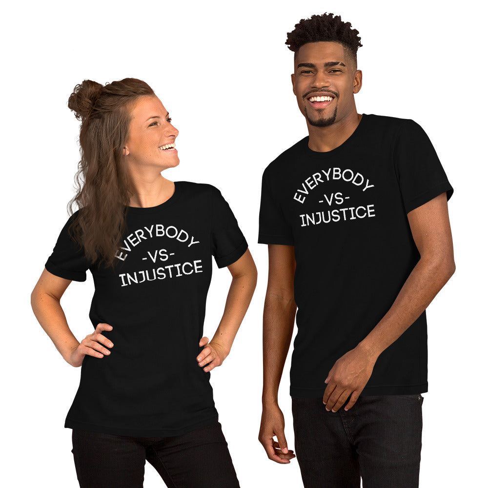 "Everybody VS Injustice" Unisex T-Shirt (Regular Fit/Soft)
