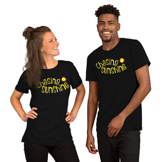 "Chasing Sunshine" Unisex T-Shirt (Regular Fit/Soft)