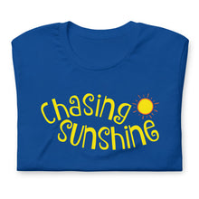 Load image into Gallery viewer, &quot;Chasing Sunshine&quot; Unisex T-Shirt (Regular Fit/Soft)
