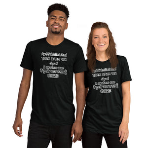 "I Love You in 6 Different Languages" Unisex Shirt (Athletic Fit/Super Soft)