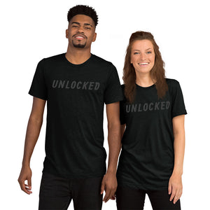 "Unlocked Lights Out" Unisex T-shirt (Athletic Fit/Super Soft)