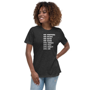 "NO" Women's Relaxed T-Shirt